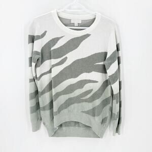 Barefoot Dreams Cozy Chic Ultra Lite Ocean Reef Sweater Blue Water sz xs soft